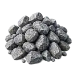 A pile of angular gray crushed stone.